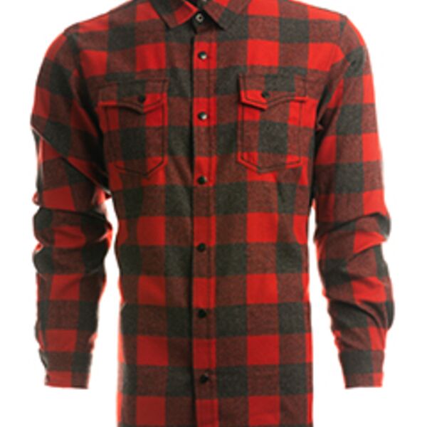 Men's Snap-Front Flannel Shirt Thumbnail