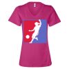 Women’s Relaxed Jersey V-Neck Tee Thumbnail