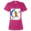 Women’s Relaxed Jersey V-Neck Tee Thumbnail