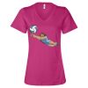 Women’s Relaxed Jersey V-Neck Tee Thumbnail