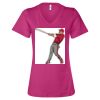 Women’s Relaxed Jersey V-Neck Tee Thumbnail