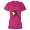 Women’s Relaxed Jersey V-Neck Tee Thumbnail