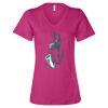 Women’s Relaxed Jersey V-Neck Tee Thumbnail
