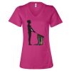 Women’s Relaxed Jersey V-Neck Tee Thumbnail