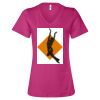 Women’s Relaxed Jersey V-Neck Tee Thumbnail