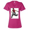 Women’s Relaxed Jersey V-Neck Tee Thumbnail