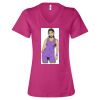 Women’s Relaxed Jersey V-Neck Tee Thumbnail