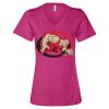 Women’s Relaxed Jersey V-Neck Tee Thumbnail