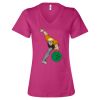 Women’s Relaxed Jersey V-Neck Tee Thumbnail