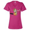 Women’s Relaxed Jersey V-Neck Tee Thumbnail