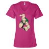 Women’s Relaxed Jersey V-Neck Tee Thumbnail
