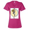 Women’s Relaxed Jersey V-Neck Tee Thumbnail