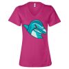 Women’s Relaxed Jersey V-Neck Tee Thumbnail
