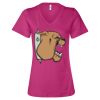 Women’s Relaxed Jersey V-Neck Tee Thumbnail