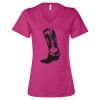 Women’s Relaxed Jersey V-Neck Tee Thumbnail