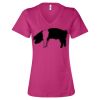 Women’s Relaxed Jersey V-Neck Tee Thumbnail