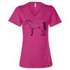 Women’s Relaxed Jersey V-Neck Tee Thumbnail