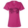 Women’s Relaxed Jersey V-Neck Tee Thumbnail