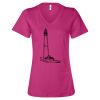 Women’s Relaxed Jersey V-Neck Tee Thumbnail