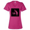 Women’s Relaxed Jersey V-Neck Tee Thumbnail