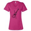 Women’s Relaxed Jersey V-Neck Tee Thumbnail