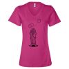 Women’s Relaxed Jersey V-Neck Tee Thumbnail