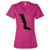 Women’s Relaxed Jersey V-Neck Tee Thumbnail