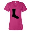 Women’s Relaxed Jersey V-Neck Tee Thumbnail
