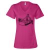 Women’s Relaxed Jersey V-Neck Tee Thumbnail