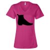 Women’s Relaxed Jersey V-Neck Tee Thumbnail