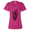 Women’s Relaxed Jersey V-Neck Tee Thumbnail