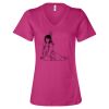 Women’s Relaxed Jersey V-Neck Tee Thumbnail