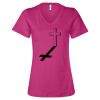 Women’s Relaxed Jersey V-Neck Tee Thumbnail