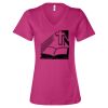 Women’s Relaxed Jersey V-Neck Tee Thumbnail