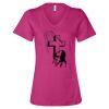Women’s Relaxed Jersey V-Neck Tee Thumbnail