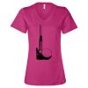 Women’s Relaxed Jersey V-Neck Tee Thumbnail