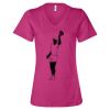 Women’s Relaxed Jersey V-Neck Tee Thumbnail