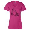 Women’s Relaxed Jersey V-Neck Tee Thumbnail