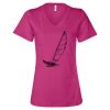 Women’s Relaxed Jersey V-Neck Tee Thumbnail