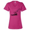 Women’s Relaxed Jersey V-Neck Tee Thumbnail