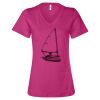 Women’s Relaxed Jersey V-Neck Tee Thumbnail