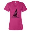 Women’s Relaxed Jersey V-Neck Tee Thumbnail
