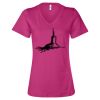 Women’s Relaxed Jersey V-Neck Tee Thumbnail