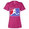 Women’s Relaxed Jersey V-Neck Tee Thumbnail